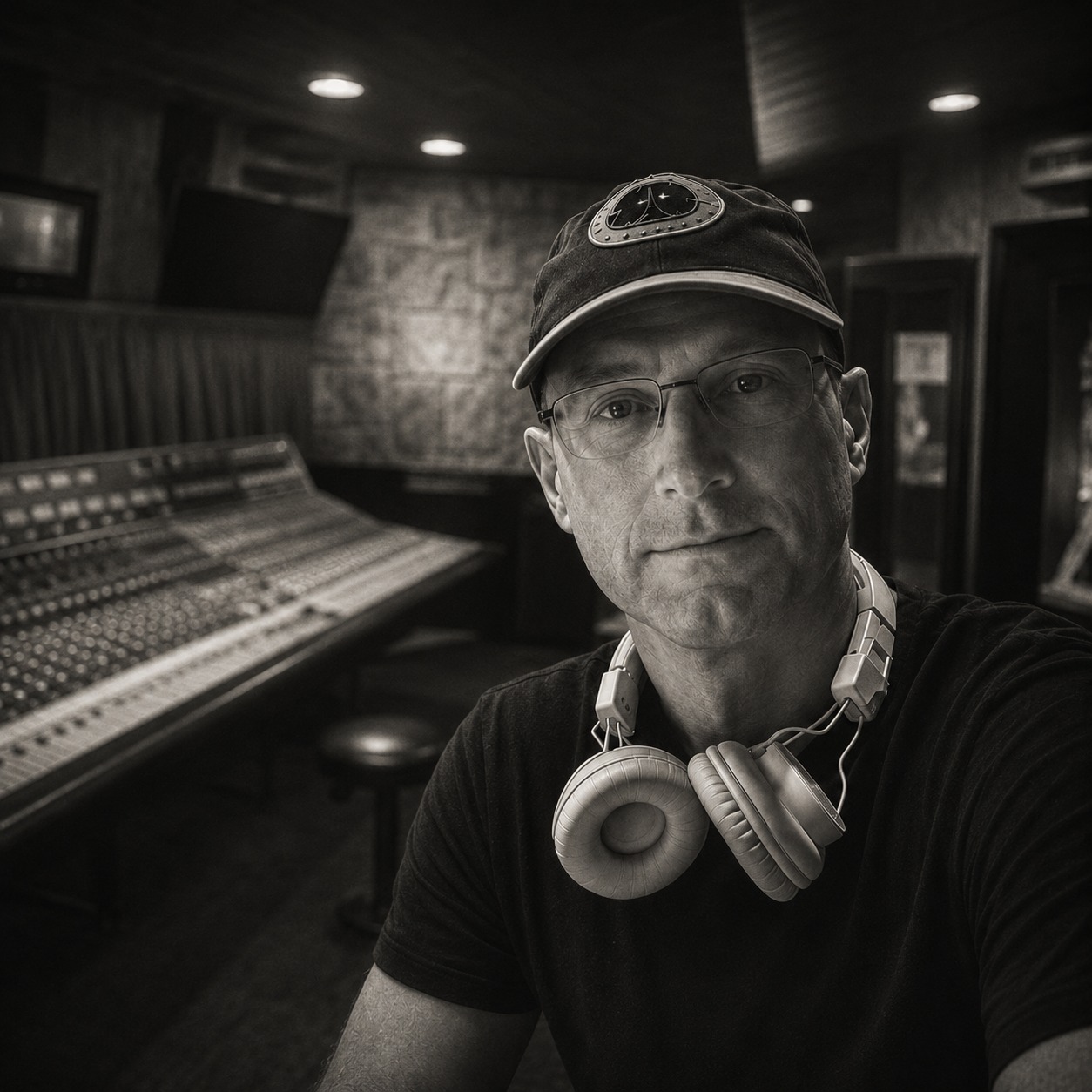 Mark in de studio